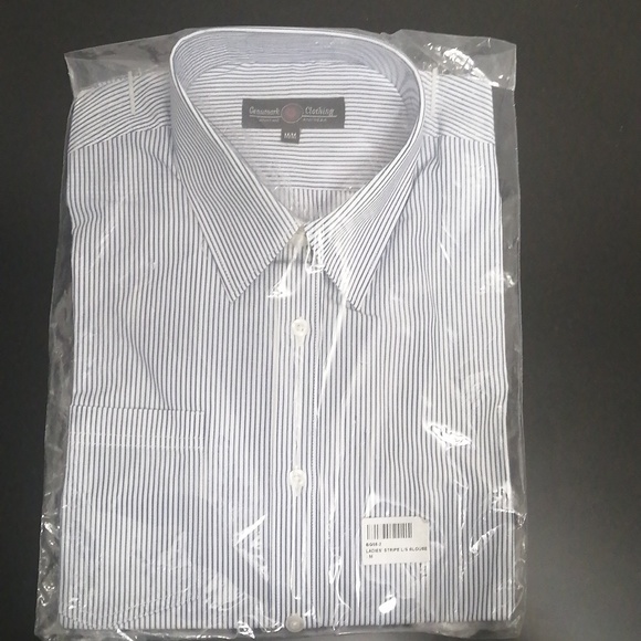 GENUMARK STRIPED OFFICE SHIRT - Picture 3 of 3
